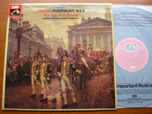 ELGAR: SYMPHONY No. 2     BOULT / LONDON PHILHARMONIC    ASD 3266