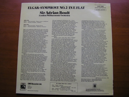 ELGAR: SYMPHONY No. 2     BOULT / LONDON PHILHARMONIC    ASD 3266