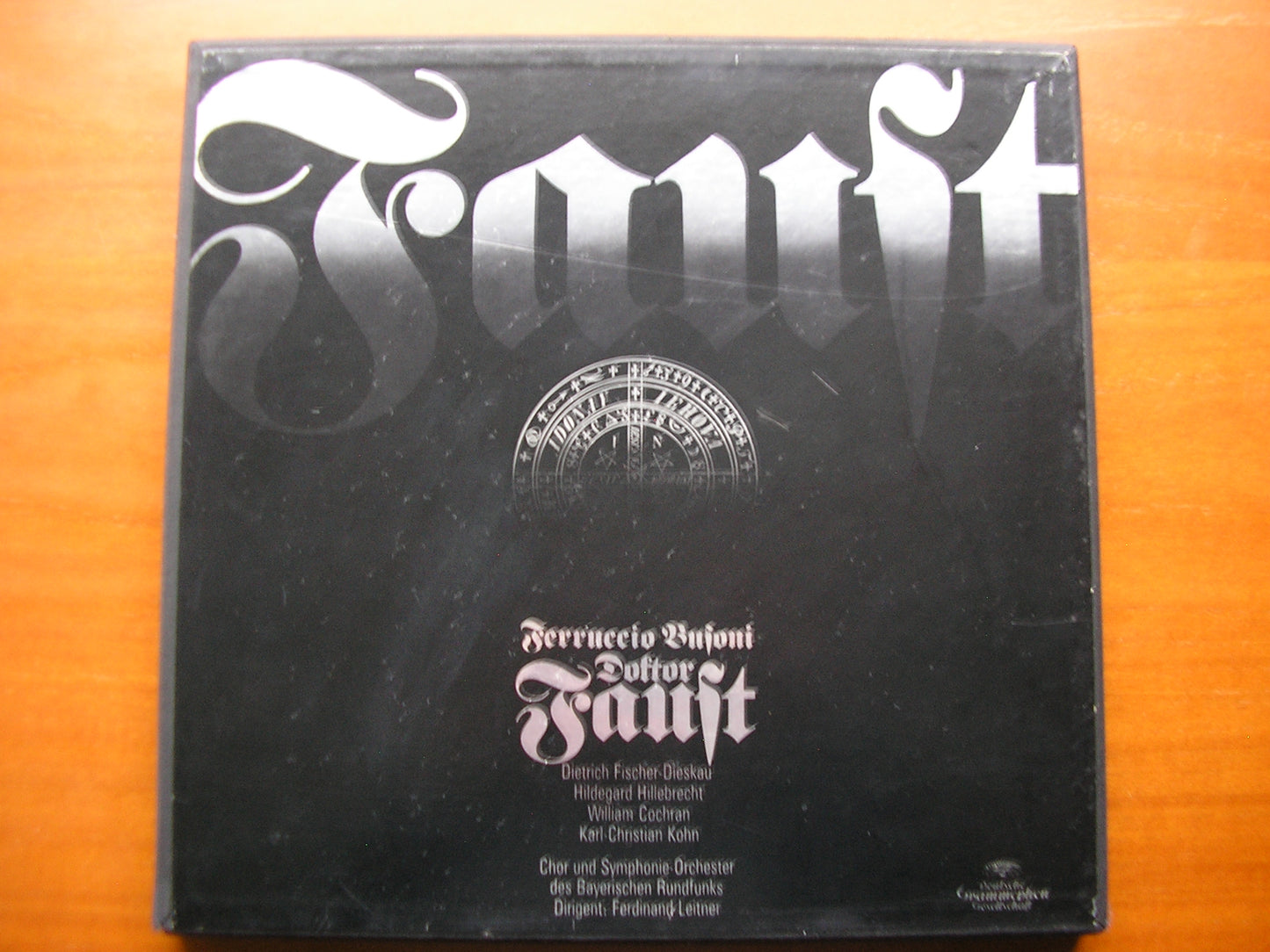 BUSONI: DOKTOR FAUST     FISCHER-DIESKAU / COCHRAN / HILLEBRECHT / DE RIDDER / BAVARIAN RADIO    3LP    2709 032