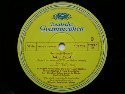 BUSONI: DOKTOR FAUST     FISCHER-DIESKAU / COCHRAN / HILLEBRECHT / DE RIDDER / BAVARIAN RADIO    3LP    2709 032