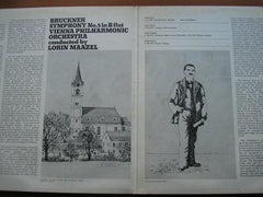 BRUCKNER: SYMPHONY No. 5      MAAZEL / VIENNA PHILHARMONIC    2LP     SXL 6688 / 7