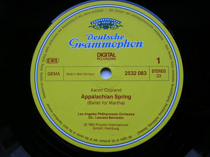 COPLAND: APPALACHIAN SPRING / BARBER: ADAGIO       LOS ANGELES PHILHARMONIC / LEONARD BERNSTEIN    2532 083