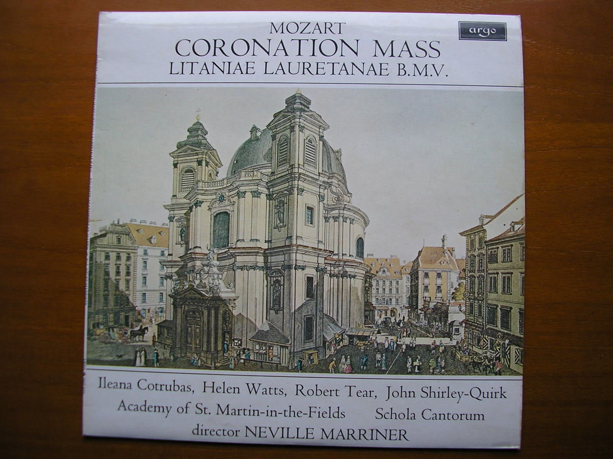 MOZART: CORONATION MASS / LITANIAE LAURETANAE     SOLOISTS / ASMIF / MARRINER     ZRG 677