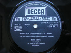 BRUCKNER: SYMPHONY No. 8          MAAZEL / LOS ANGELES PHILHARMONIC     2LP       SXL 6671 / 2