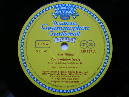 PFITZNER: CANTATA 'THE GERMAN SOUL'    SOLOISTS / BAVARIAN RADIO SYMPHONY / KEILBERTH     2LP      139 157/8