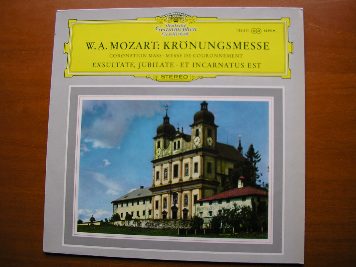 MOZART: CORONATION MASS / EXSULTATE JUBILATE / ET INCARNATUS EST     SOLOISTS / LAMOUREUX ORCHESTRA / MARKEVITCH     136 511