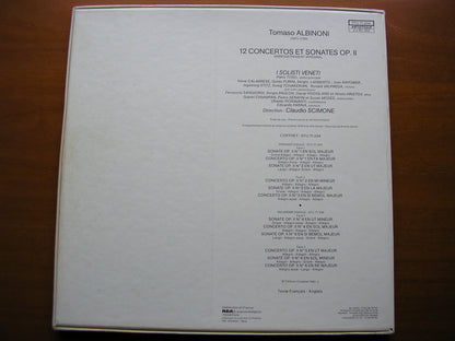 ALBINONI: TWELVE CONCERTOS & SONATAS Op. 11       I SOLOISTI VENETI / SCIMONE   2LP    STU 71234