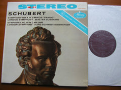 SCHUBERT: SYMPHONIES Nos. 4 & 6     SCHMIDT-ISSERSTEDT / SUSSKIND / LONDON SYMPHONY    SR90196