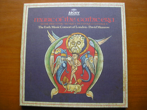 MUSIC OF THE GOTHIC ERA 1160 - 1400     THE EARLY MUSIC CONSORT OF LONDON / MUNROW   2723 045