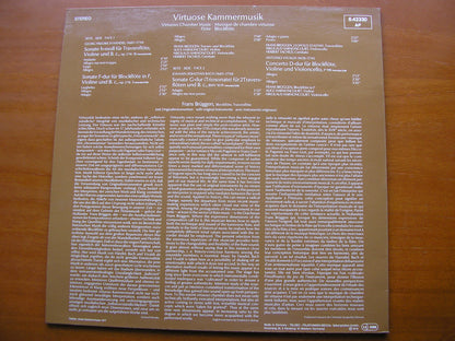 VIRTUOSO CHAMBER MUSIC: HANDEL / BACH / VIVALDI       BRUGGEN / HARNONCOURT / TACHEZI / STASTNY / HARNONCOURT     6.42330 /