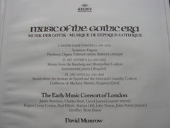 MUSIC OF THE GOTHIC ERA 1160 - 1400     THE EARLY MUSIC CONSORT OF LONDON / MUNROW   2723 045