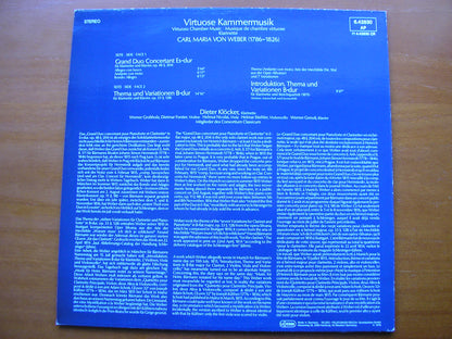 VIRTUOSO CHAMBER MUSIC: WEBER       KLOCKER / GENUIT / NICOLAI / FORSTER / GROBHOLZ / STIEHLER       6.42830