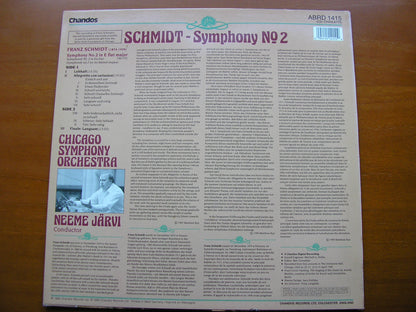 SCHMIDT: SYMPHONY No. 2      JARVI / CHICAGO SYMPHONY     ABRD 1415