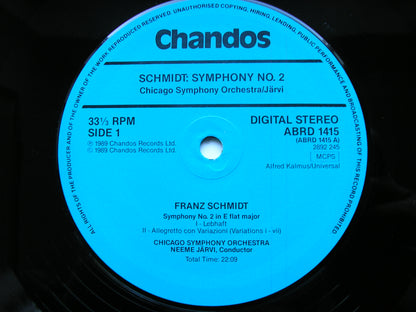 SCHMIDT: SYMPHONY No. 2      JARVI / CHICAGO SYMPHONY     ABRD 1415