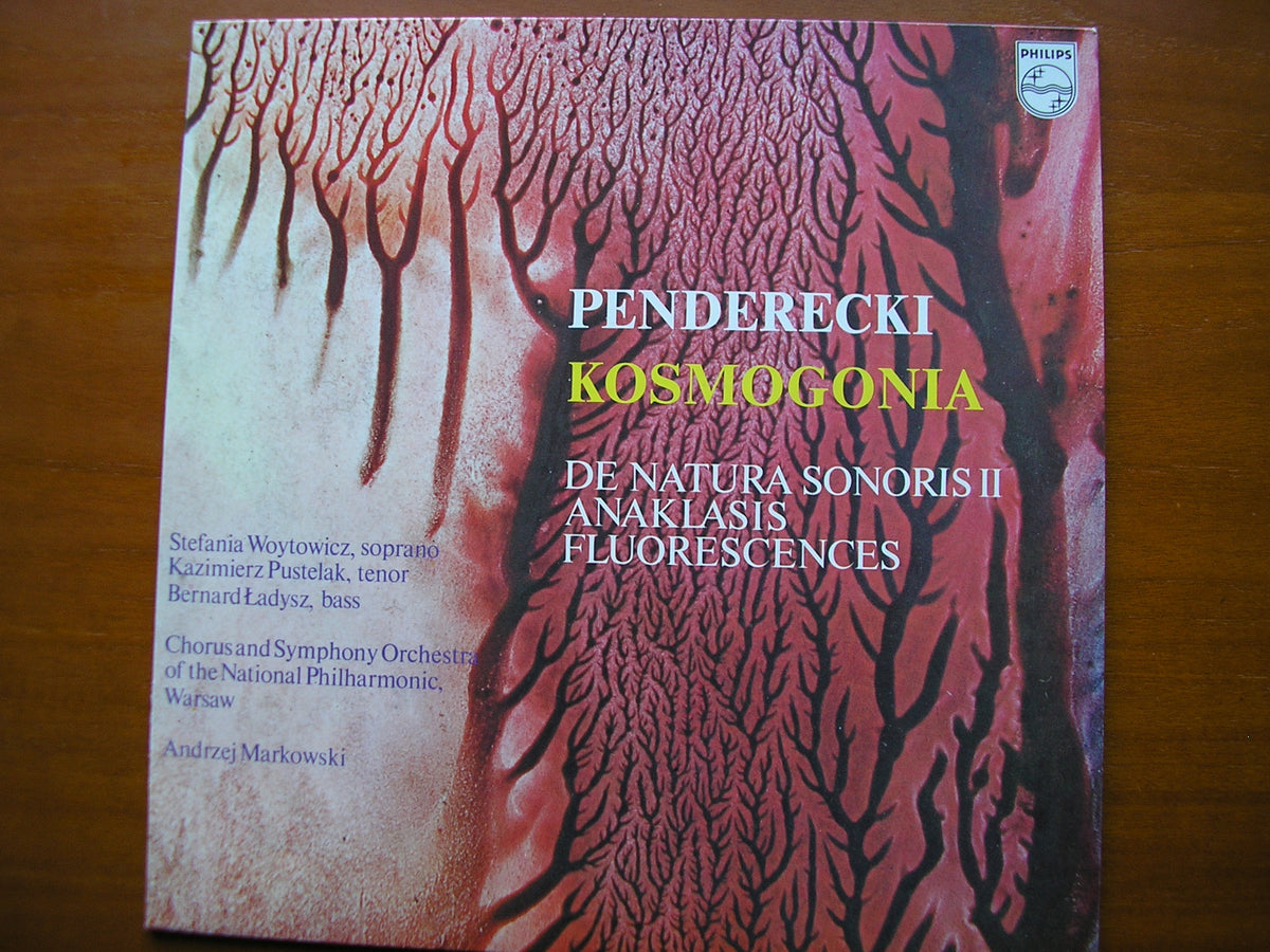 PENDERECKI: KOSMOGONIA / DE NATURA SONORIS No. 2 / ANAKLASIS / FLUORESCENCES     WARSAW PHILHARMONIC / MARKOWSKI     6500 683