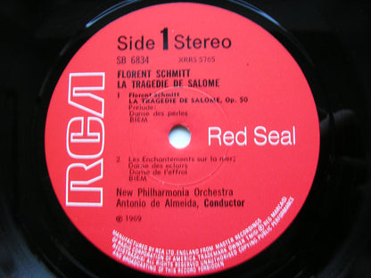 FLORENT SCHMITT / CHAUSSON / DUPARC: ORCHESTRAL WORKS     DE ALMEIDA / NEW PHILHARMONIA     SB 6834