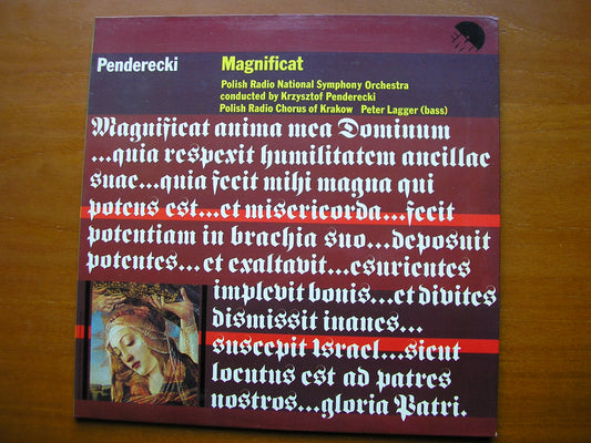 PENDERECKI: MAGNIFICAT      SOLOISTS / POLISH RADIO ORCHESTRA / PENDERECKI      EMD 5524
