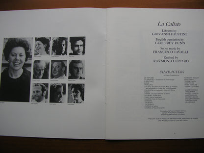 CAVALLI: LA CALISTO     BAKER / CUENOD / COTRUBAS / BRANNIGAN / BOWMAN / LONDON PHILHARMONIC / LEPPARD     ZNF 11-12