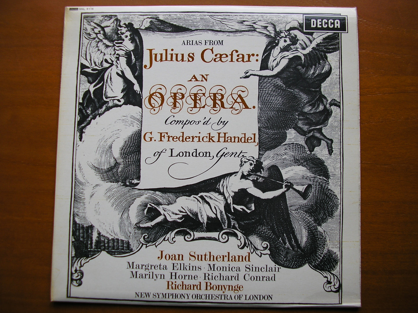 SXL 6116  HANDEL: JULIUS CAESAR  arias     SUTHERLAND / HORNE / ELKINS / NSOL / BONYNGE      ED1