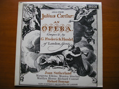 SXL 6116  HANDEL: JULIUS CAESAR  arias     SUTHERLAND / HORNE / ELKINS / NSOL / BONYNGE      ED1
