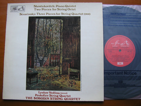 SHOSTAKOVICH: PIANO QUINTET / 2 PIECES FOR STRING OCTET   YEDLINA / BORODIN STRING QUARTET    ASD 3072