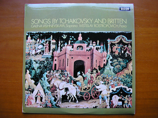 BRITTEN: THE POET'S ECHO / TCHAIKOVSKY: SIX SONGS      VISHNEVSKAYA / ROSTROPOVICH     SXL 6428
