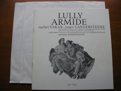 LULLY: ARMIDE    YAKAR / VANDERSTEENE / POULENARD / DE MEY / COLD / CHAPELLE ROYALE / HERREWEGHE   2LP    STU 715302    2LP