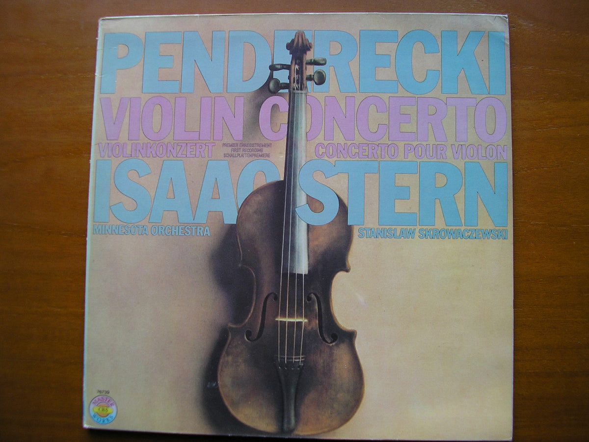 PENDERECKI: VIOLIN CONCERTO       STERN / MINNESOTA SYMPHONY ORCHESTRA / SKROWACZEWSKI    76739