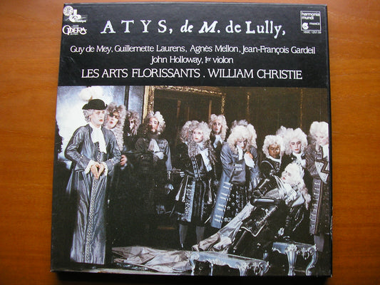 LULLY: ATYS      DE MEY / LAURENS / MELLON / GARDEIL / LES ARTS FLORISSANTS / CHRISTIE    3LP     HMC 1257-59