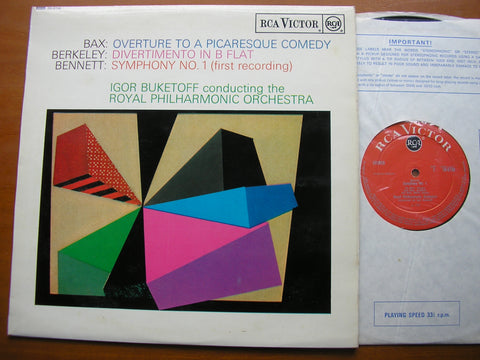 BAX / BERKELEY / BENNETT: ORCHESTRAL WORKS       BUKETOFF / ROYAL PHILHARMONIC      SB 6730