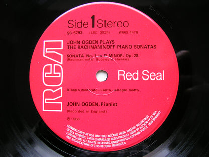 RACHMANINOV: THE TWO PIANO SONATAS     JOHN OGDON      SB 6793