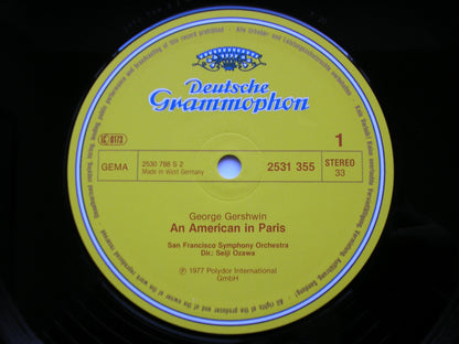 GERSHWIN: AN AMERICAN IN PARIS / BERNSTEIN: SYMPHONIC DANCES FROM WEST SIDE STORY / SAN FRANCISCO SYMPHONY / OZAWA    2531 355