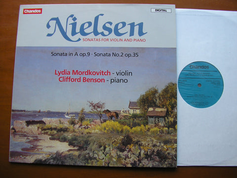 NIELSEN: SONATAS  FOR VIOLIN & PIANO in A Op. 9 & No. 2 Op. 35    LYDIA MORDKOVITCH / CLIFFORD BENSON    ABRD 1288