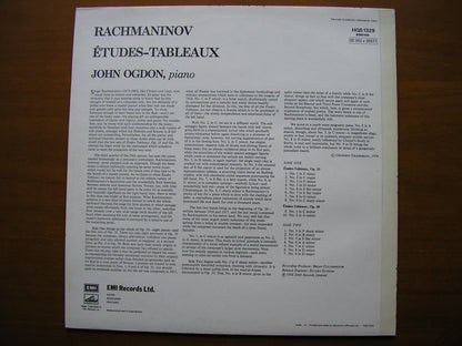 RACHMANINOV: ETUDES TABLEAUX Op. 33  &  Op. 39       JOHN OGDON      HQS 1329