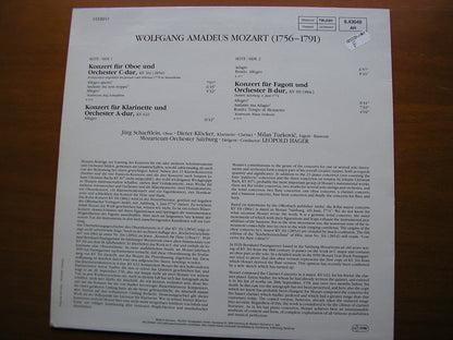 MOZART: WIND CONCERTOS     SOLOISTS / MOZARTEUM ORCHESTRA SALZBURG / HAGER     6.43049