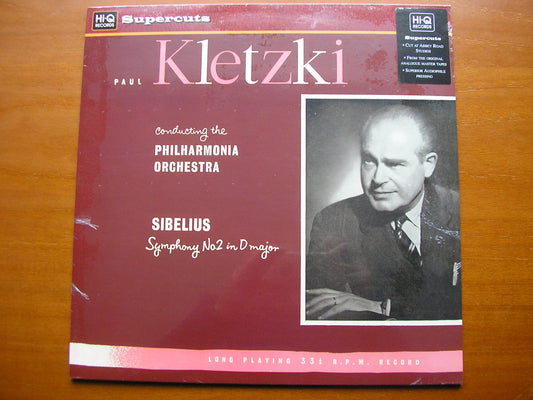 SIBELIUS: SYMPHONY No. 2     KLETZKI / PHILHARMONIA ORCHESTRA     SAX 2280