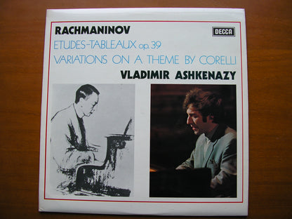 RACHMANINOV: ETUDES TABLEAUX Op. 39 / CORELLI VARIATIONS Op. 42     VLADIMIR ASHKENAZY    SXL 6604