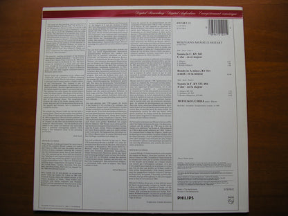 MOZART: PIANO SONATAS  K545 in C / K533+K494 in F / RONDO K511       MITSUKO UCHIDA     412 122