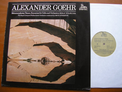 GOEHR: METAMORPHOSIS / DANCE / ROMANZA FOR CELLO & ORCHESTRA    WELSH / ROYAL LIVERPOOL PHILHARMONIC / ATHERTON      DKP 9017