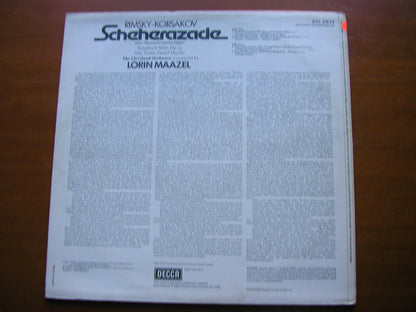 RIMSKY-KORSAKOV: SCHEHERAZADE   MAAZEL / CLEVELAND ORCHESTRA    TEST PRESSING   SXL 6874