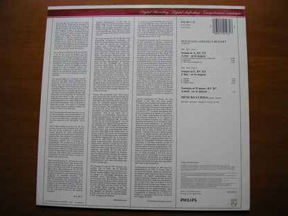 MOZART: PIANO SONATAS  K331 in A / K332 in F / FANTASIA  K397       MITSUKO UCHIDA     412 123