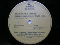 GOEHR: METAMORPHOSIS / DANCE / ROMANZA FOR CELLO & ORCHESTRA    WELSH / ROYAL LIVERPOOL PHILHARMONIC / ATHERTON      DKP 9017