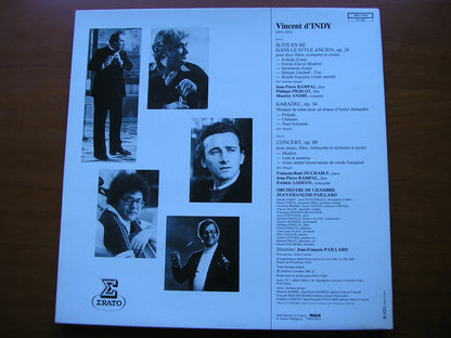 d'INDY: CONCERT Op. 89 / SUITE Op. 24 / KARADEC Op. 34       ANDRE / RAMPAL / DUCHABLE / LODEON / PAILLARD ORCHESTRA     STU 71423