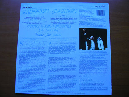 KALINNIKOV: SYMPHONY No. 1 / GLAZUNOV: THE SEA / SPRING    NEEME JARVI / SCOTTISH NATIONAL ORCHESTRA     ABRD 1299