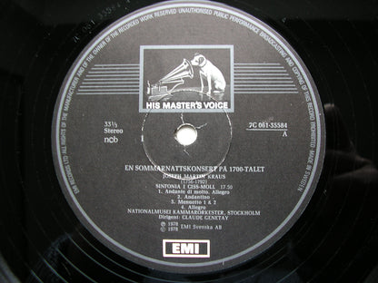 ROMAN / KRAUS / JOHNSEN: ORCHESTRAL MUSIC    STOCKHOLM CHAMBER ORCHESTRA / GENETAY     061 - 35584