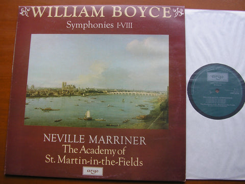 BOYCE: SYMPHONIES Nos. 1 - 8     MARRINER / ACADEMY OF ST MARTIN IN THE FIELDS    ZRG 874