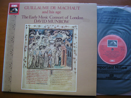 GUILLAUME DE MACHAUT AND HIS AGE        THE EARLY MUSIC CONSORT OF LONDON / MUNROW      ASD 3454