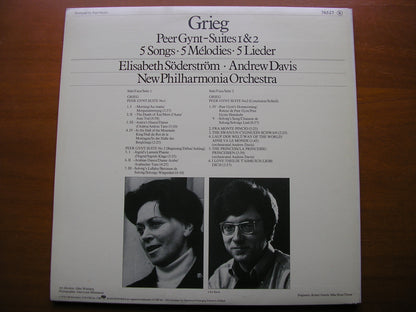 GRIEG: PEER GYNT Suites Nos. 1 & 2 / FIVE SONGS     SODERSTROM / NEW PHILHARMONIA / DAVIS     76527