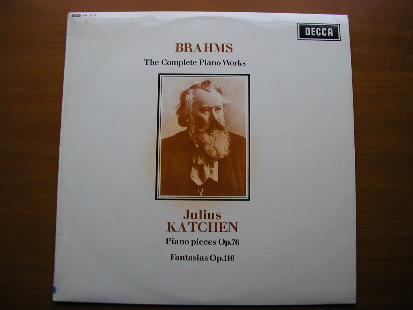 SXL 6118  BRAHMS: COMPLETE PIANO WORKS  Volume 2      JULIUS KATCHEN     ED1
