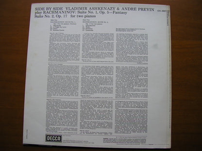 RACHMANINOV: SUITES Nos. 1 & 2 FOR TWO PIANOS     VLADIMIR ASHKENAZY / ANDRE PREVIN     SXL6697